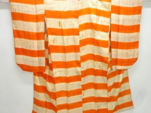 アンティーク　板締め絞り長襦袢